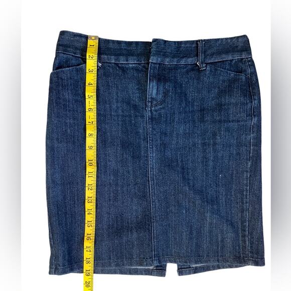 Old Navy Denim Trouser Skirt Size 2 - Picture 4 of 7